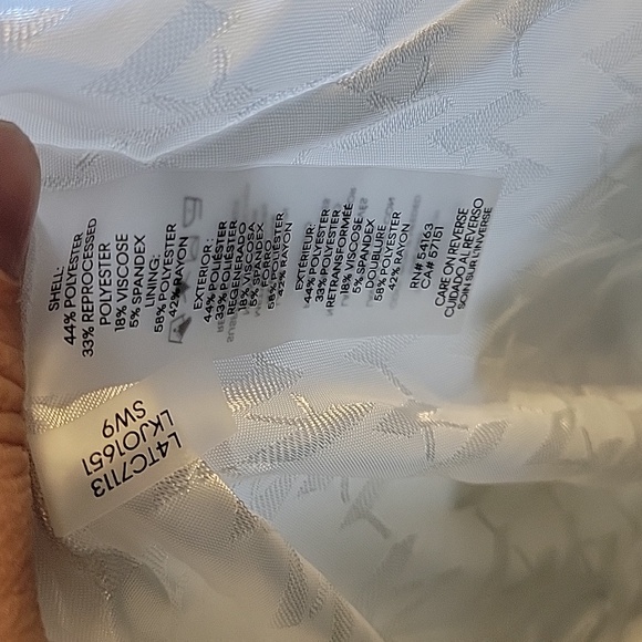 Karl Lagerfeld Paris Womens Signature Script Blaze Soft White Size 6 Nwot - Picture 6 of 6